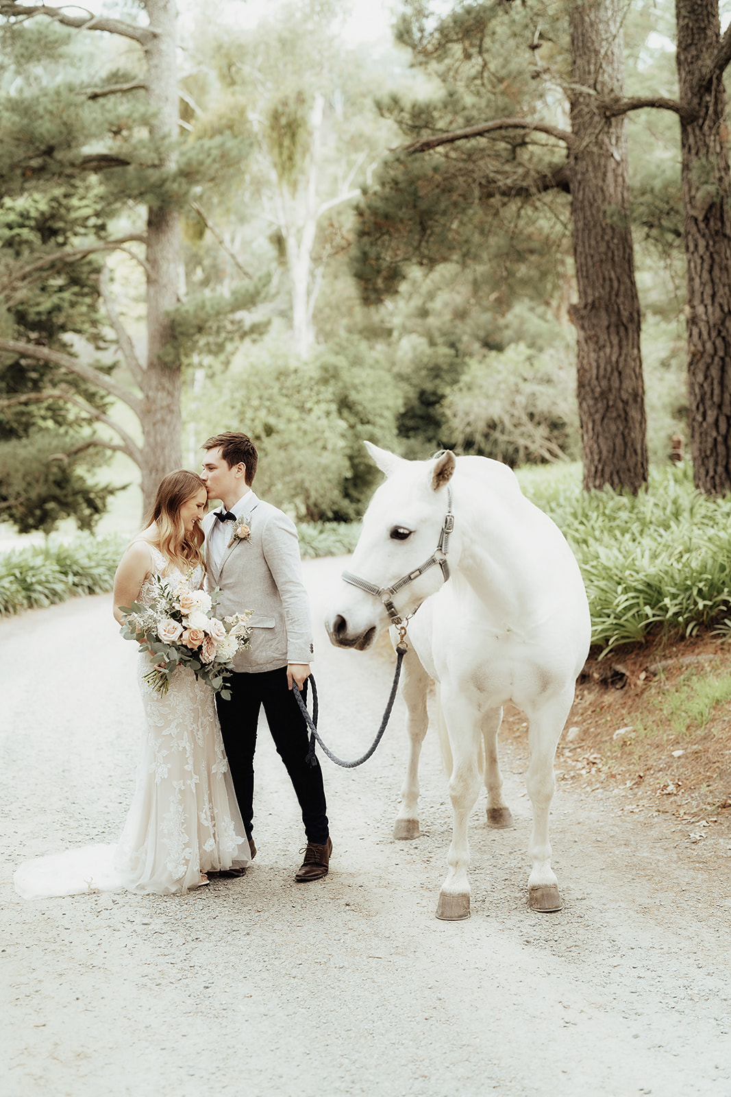 wedding photos with horse